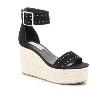 Women’s Steve Madden Black Wedges Size 8